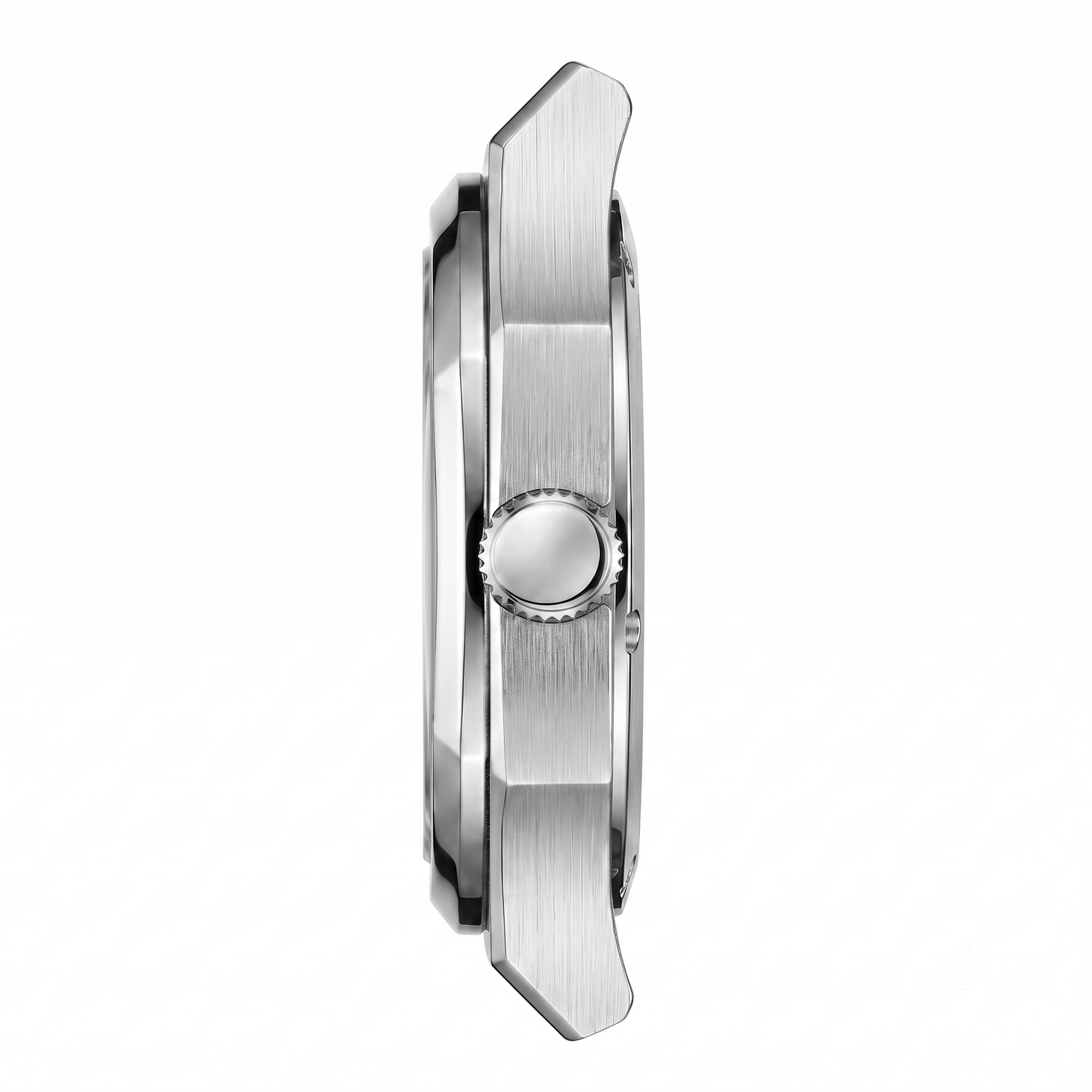 Delor Onda 02 Montre argent cadran noir