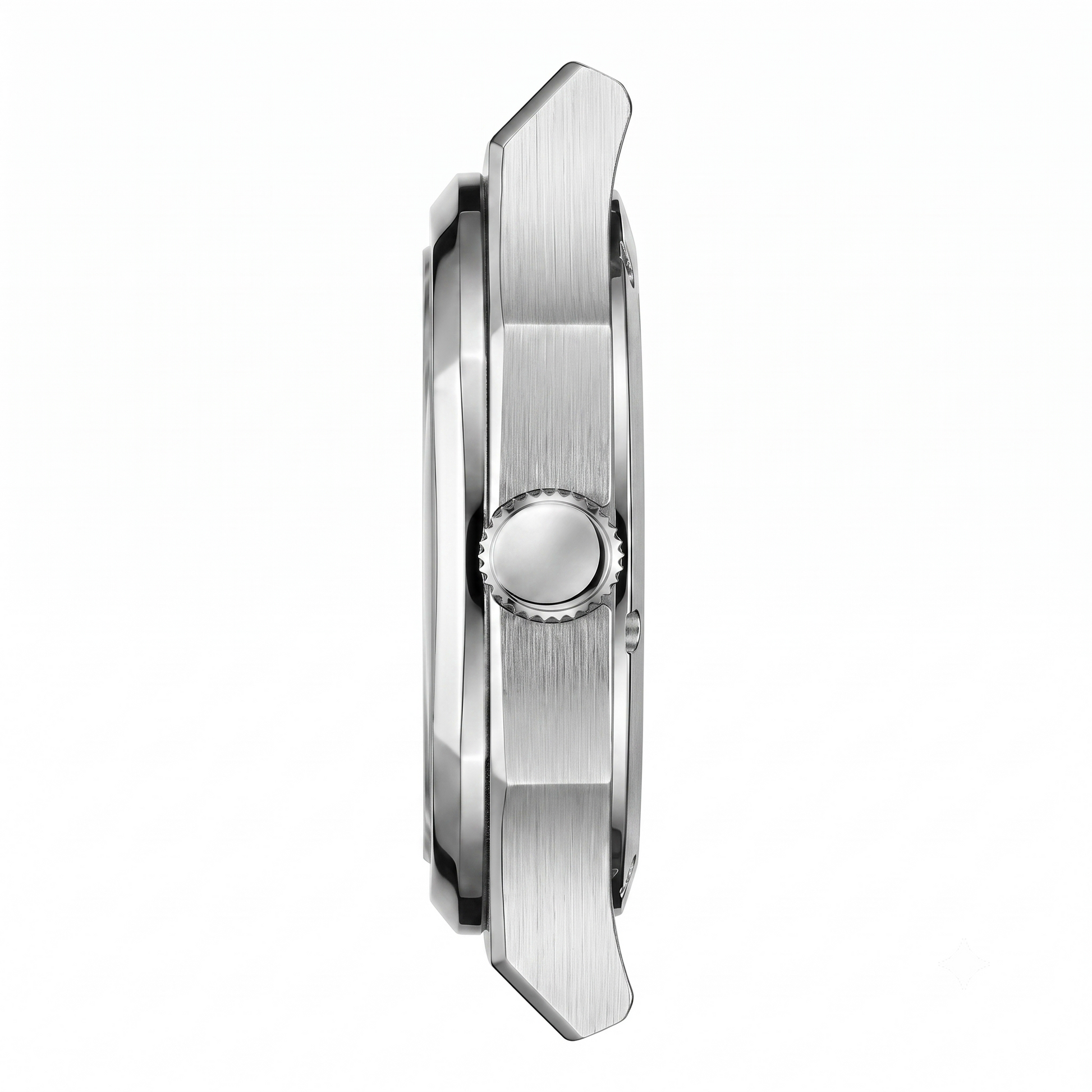 Delor Onda 02 Montre argent cadran noir